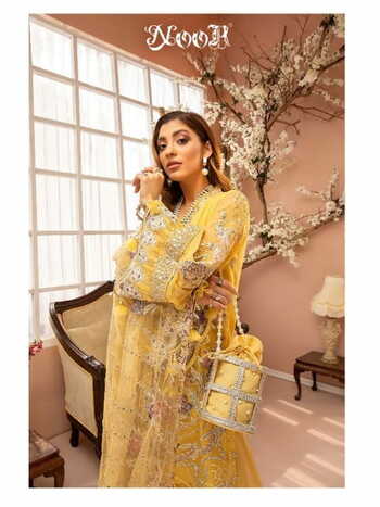 NOOR GUZARISH VOL 2 PAKISTANI GEORGETTE SALWAR KAMESZ LATEST CATALOGUE 2021