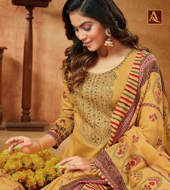 ALOK SUIT SUKOON FANCY EMBRODERY SALWAR KAMEEZ DISTRIBUTOR IN SURAT