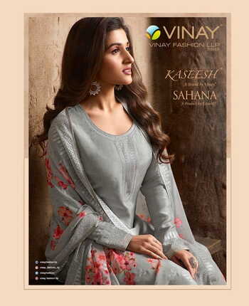 VINAY KASEESH SAHANA DOLA EMBROIDERED SUITS AT SURAT