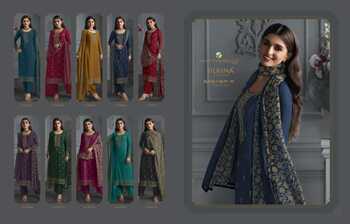 VINAY SILKINA ROYAL CREPE VOL 42 63061 TO 63070 SERIES PRINTED SUITS