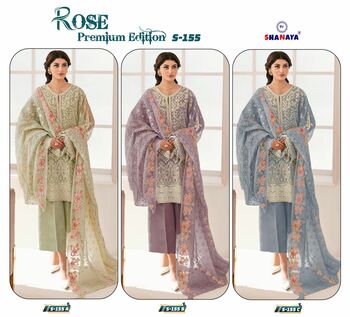 SHANAYA ROSE PREMIUM D.NO S 155 GEOGETTE SALWAR KAMEEZ SUPPLIER IN SURAT