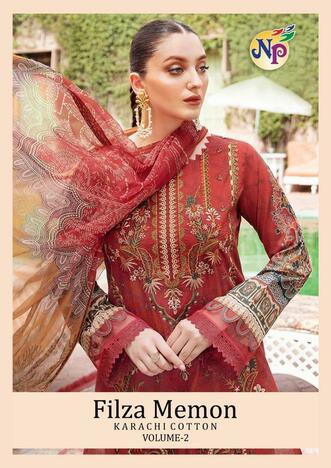 NAND GOPAL FILZA MEMON VOL 2 PURE COTTON KARACHI SUITS SUPPLIER JETPUR