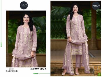 MEHBOOB TEX MISTRY VOL 1 PAKISTANI TOP PANT WITH DUPATTA NEW CATALOGUE