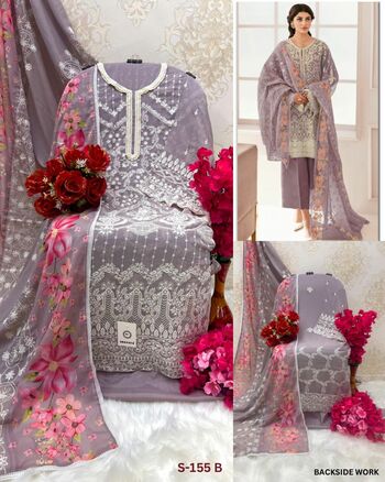 SHANAYA ROSE PREMIUM D.NO S 155 GEOGETTE SALWAR KAMEEZ SUPPLIER IN SURAT