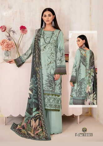 KEVAL FAB QURBAT LAWN COTTON KARACHI SUITS LATEST CATALOGUE