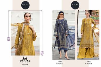 MEHBOOB TEX M PRINTS VOL 8 COTTON PRINT EMBROIDERY SUITS SURAT