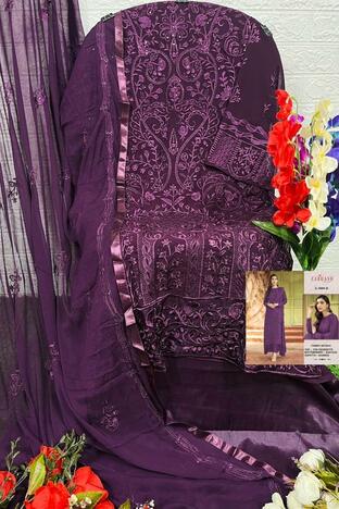 ZARQASH 3009 SERIES GEORGETTE PAKISTANI SUITS CATALOGUE