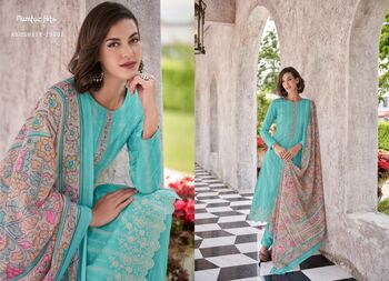 MUMTAZ ARTS ANUSHREE LAWN CAMBRIC COTTON PRINT SUITS NEW CATALOGUE