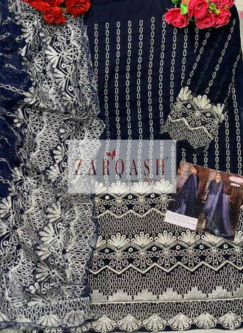 ZARQASH ADAN LIBAS VOL 2 FOX GEORGETTE PAKISTANI SUITS WHOLESALE