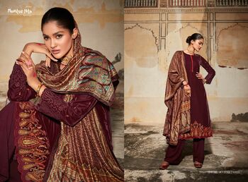 MUMTAZ ARTS THE VELVET SOUL DESIGNER VELVET WINTER SUITS CATALOGUE