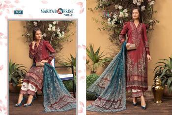 SHREE FABS MARIA B MPRINT VOL 11 COTTON PRINTED PAKISTANI SUITS LATEST CATALOGUE