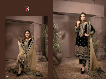 DEEPSY SUITS RANGRASIYA VELVET COLLECTION NX PAKISTANI SUITS WHOLESALE