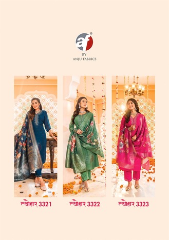 ANJU FABRICS TYOHAAR KURTI PANT WITH DUPATTA SUPPLIER