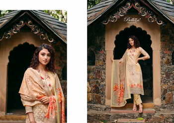 BELLIZA CHUNRI COTTON DIGITAL PRINTED SUITS LATEST CATALOGUE