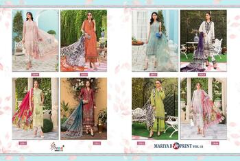 SHREE FABS MARIA B MPRINT VOL 11 COTTON PRINTED PAKISTANI SUITS LATEST CATALOGUE