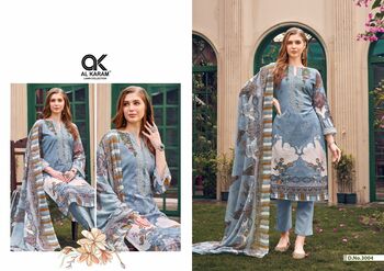 AL KARAM FIRDOUS VOL 3 LAWN SALWAR SUITS WHOLESALER IN SURAT