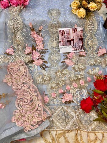 ZARQASH ANGELICA Z 2055 PAKISTANI SUITS AT SURAT