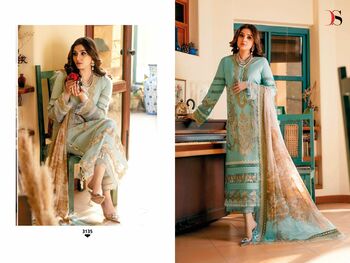 DEEPSY SUITS FIRDOUS OMBRE 2 NX COTTON EMBROIDERY PAKISTANI SUITS