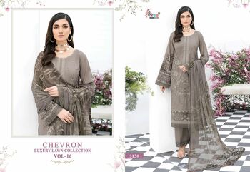 SHREE FABS CHEVRON LUXURY LAWN COLLECTION VOL 16 LAWN PAKISTANI SUITS