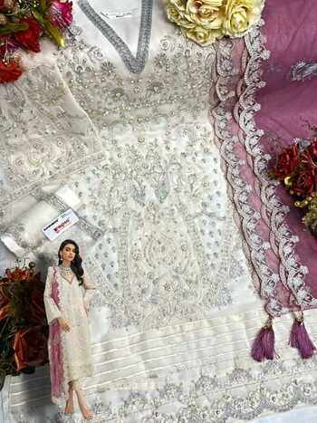 FEPIC ROSEMEEN C 1508 GEORGETTE PAKISTANI SUITS AT SURAT