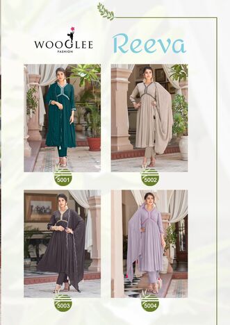 WOOGLEE REEVA EMBROIDERY READYMADE KURTIS SUPPLIER