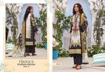 SHREE FABS FIRDOUS PREMIUM COLLECTION VOL 5 2314 TO 2321 SERIES PAKISTANI SUITS