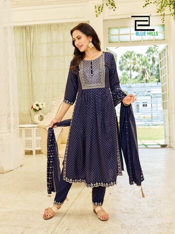 BLUE HILLS TREND CAPTURE NYRA CUT KURTIS NEW COLLECTION 2023