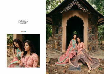 BELLIZA CHUNRI COTTON DIGITAL PRINTED SUITS LATEST CATALOGUE