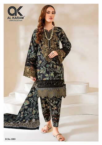 AL KARAM FIRDOUS LAWN COTTON KARACHI SUITS CATALOGUE