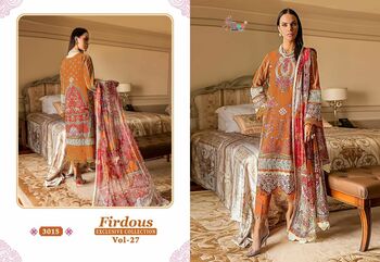 SHREE FABS FIRDOUS EXCLUSIVE COLLECTION VOL 27 3008 TO 3015 SERIES PAKISTANI SUITS