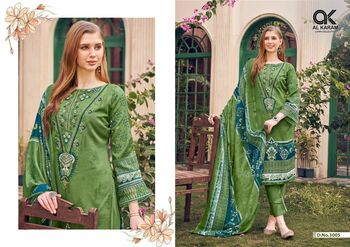 AL KARAM FIRDOUS VOL 3 LAWN SALWAR SUITS WHOLESALER IN SURAT