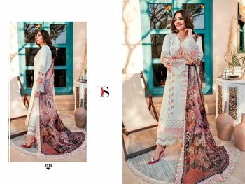 DEEPSY SUITS FIRDOUS OMBRE 2 NX COTTON EMBROIDERY PAKISTANI SUITS