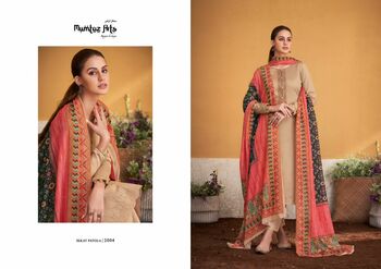 MUMTAZ ARTS IKKAT PATOLA 2001 TO 2007 SERIES JAM SATIN DIGITAL PRINTED SUITS SURAT