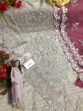 FEPIC ROSEMEEN C 1508 GEORGETTE PAKISTANI SUITS AT SURAT