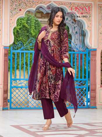 OSSM RESHAM VOL 10 READYMADE FANCY KURTIS CATALOGUE DISTRIBUTOR IN SURAT