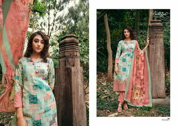 BELLIZA CHUNRI COTTON DIGITAL PRINTED SUITS LATEST CATALOGUE