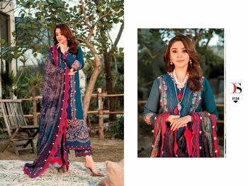 DEEPSY SUITS FIRDOUS OMBRE 2 NX COTTON EMBROIDERY PAKISTANI SUITS