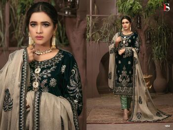 DEEPSY SUITS RANGRASIYA VELVET COLLECTION NX PAKISTANI SUITS WHOLESALE