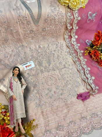 FEPIC ROSEMEEN C 1508 GEORGETTE PAKISTANI SUITS AT SURAT