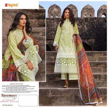 FEPIC ROSEMEEN ZC CHIKANKAARI GEORGETTE COLLECTION PAKISTANI SUITS