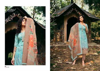 BELLIZA CHUNRI COTTON DIGITAL PRINTED SUITS LATEST CATALOGUE