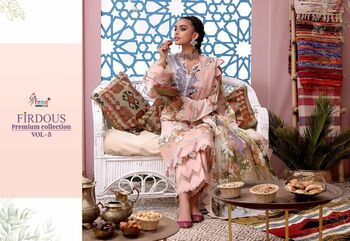 SHREE FABS FIRDOUS PREMIUM COLLECTION VOL 5 2314 TO 2321 SERIES PAKISTANI SUITS