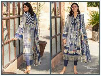 AGHA NOOR JAINEE VOL 1 LUXURY LAWN COLLECTION LATEST CATALOGUE 2021