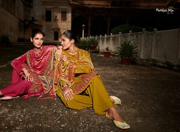 MUMTAZ ARTS THE VELVET SOUL DESIGNER VELVET WINTER SUITS CATALOGUE