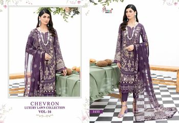 SHREE FABS CHEVRON LUXURY LAWN COLLECTION VOL 16 LAWN PAKISTANI SUITS