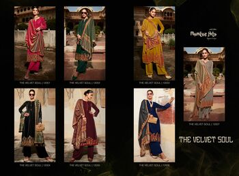 MUMTAZ ARTS THE VELVET SOUL DESIGNER VELVET WINTER SUITS CATALOGUE