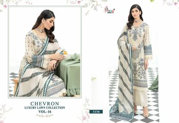 SHREE FABS CHEVRON LUXURY LAWN COLLECTION VOL 16 LAWN PAKISTANI SUITS