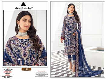 SHEESHMAHAL S 06 TO S 09 SERIES GEORGETTE PAKISTANI SUITS