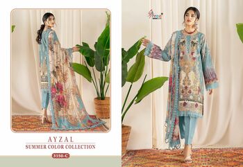  SHREE FABS AYZAL 3150 SUMMER COLLECTION HIT PAKISTANI SUITS 