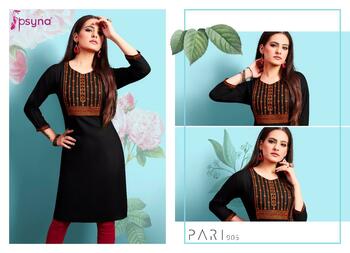 PSYNA PARI VOL 9 RAYON SLUB KURTIS MANUFACTURER